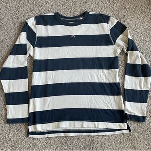 Buck Mason Field Spec Rugby Striped Crewneck